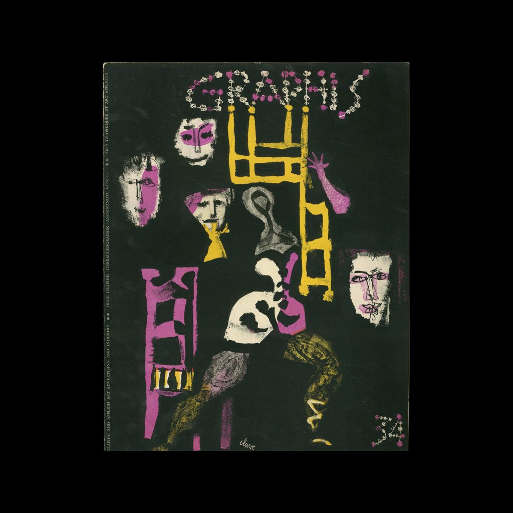 Graphis 34, 1951. Cover design by Antoni Clavé
