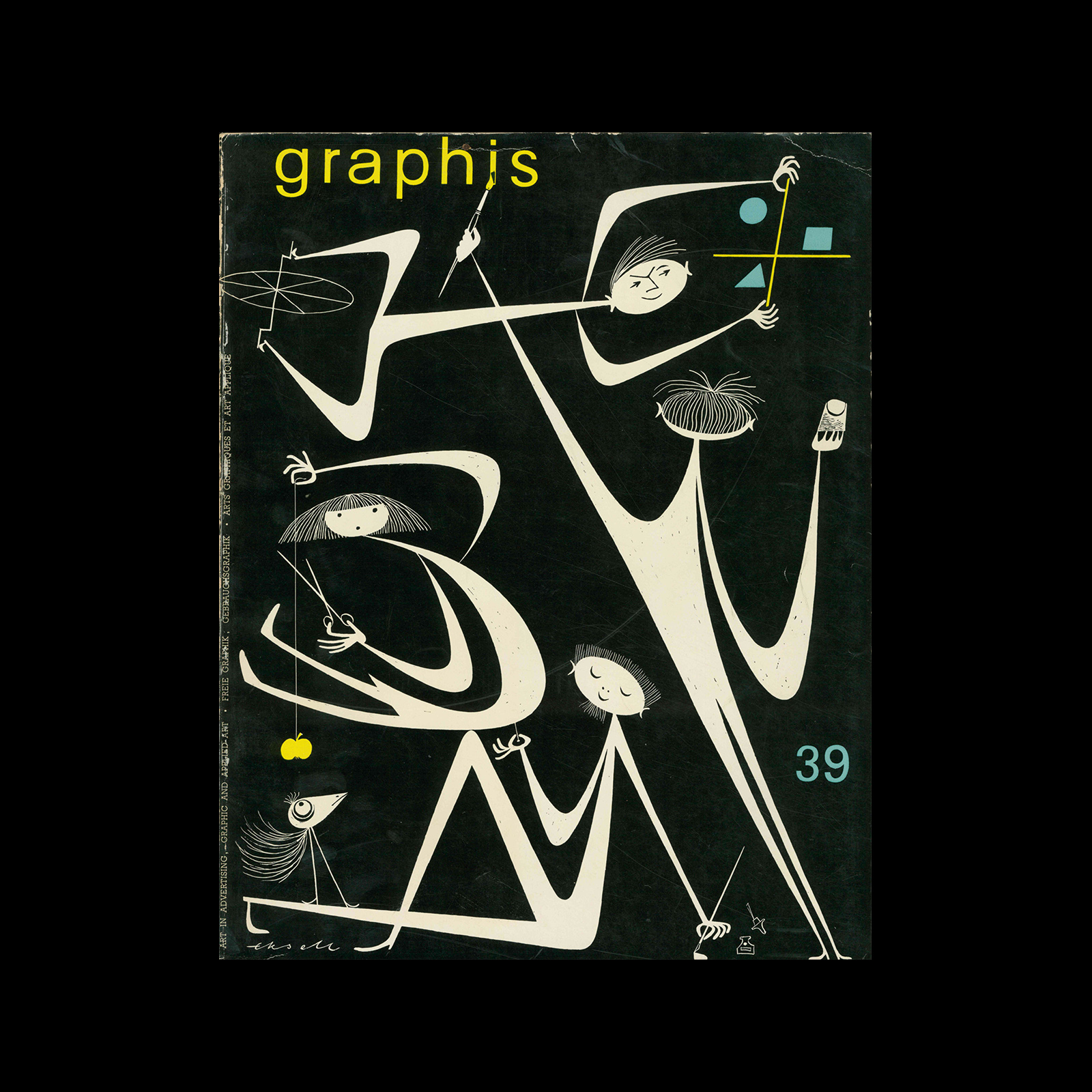 Olle Eksell 4 Graphis 39, 1952. Cover design by Olle Eskell