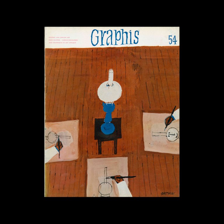 Graphis 54, 1954. Cover design by Bertram