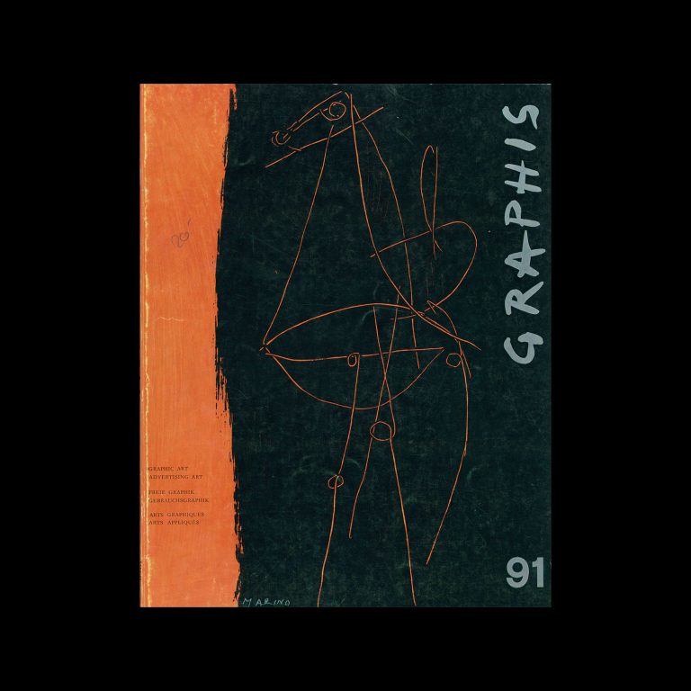 Graphis 91, 1960. Cover design by Marino Marini
