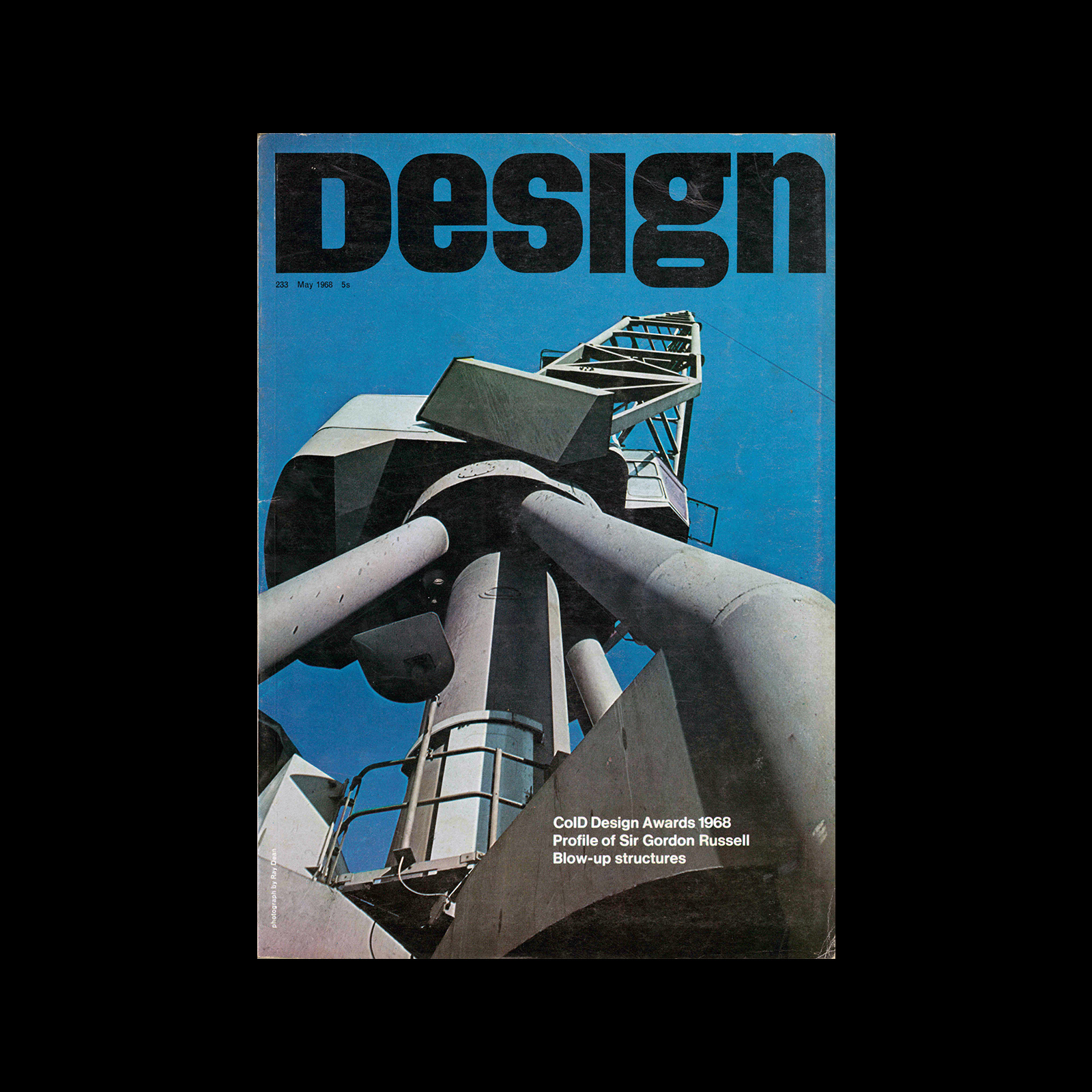 Design, Council of Industrial Design, 233, May 1968. Cover photo by Ray Dean