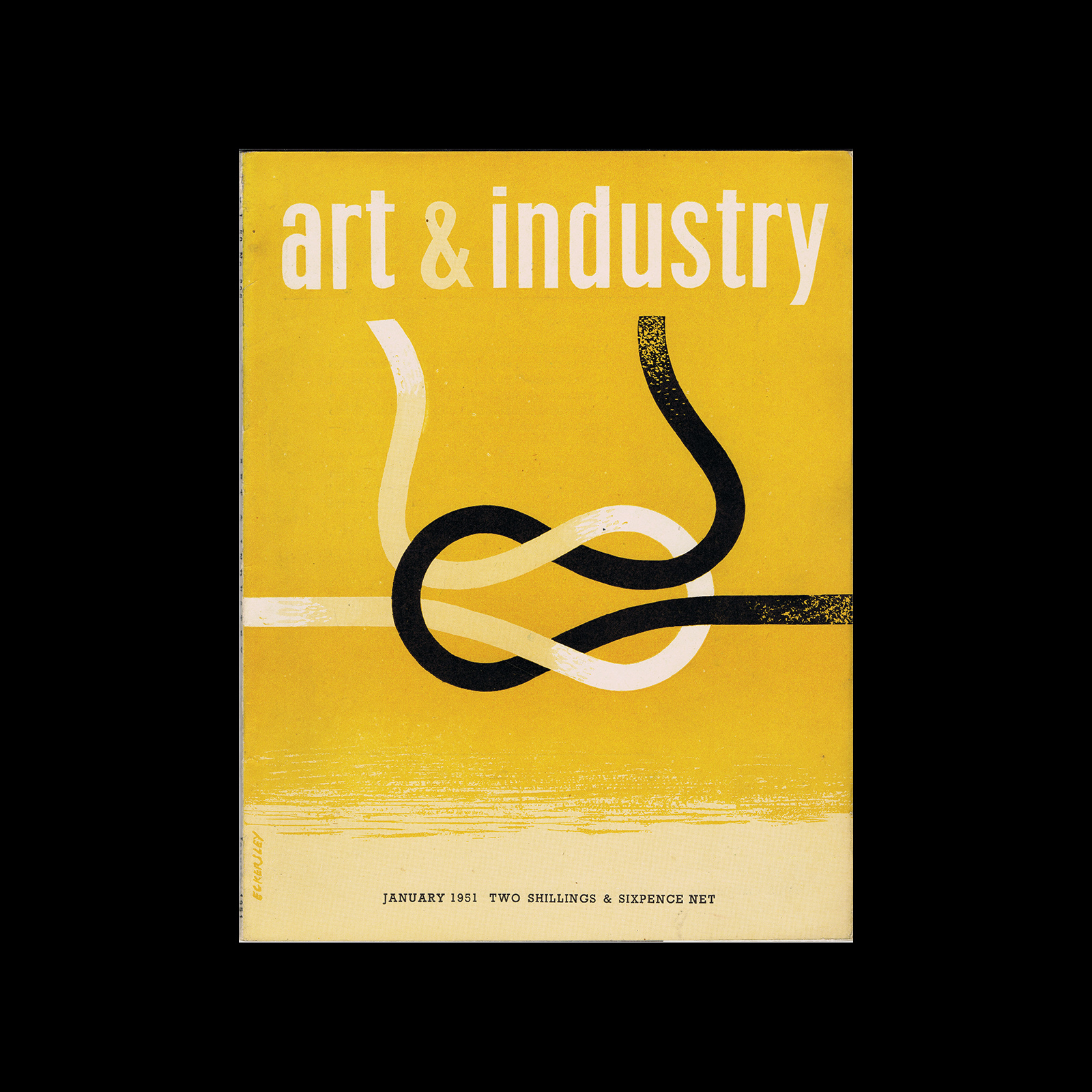 Art & Industry 295, January 1951. Cover design by Tom Eckersley