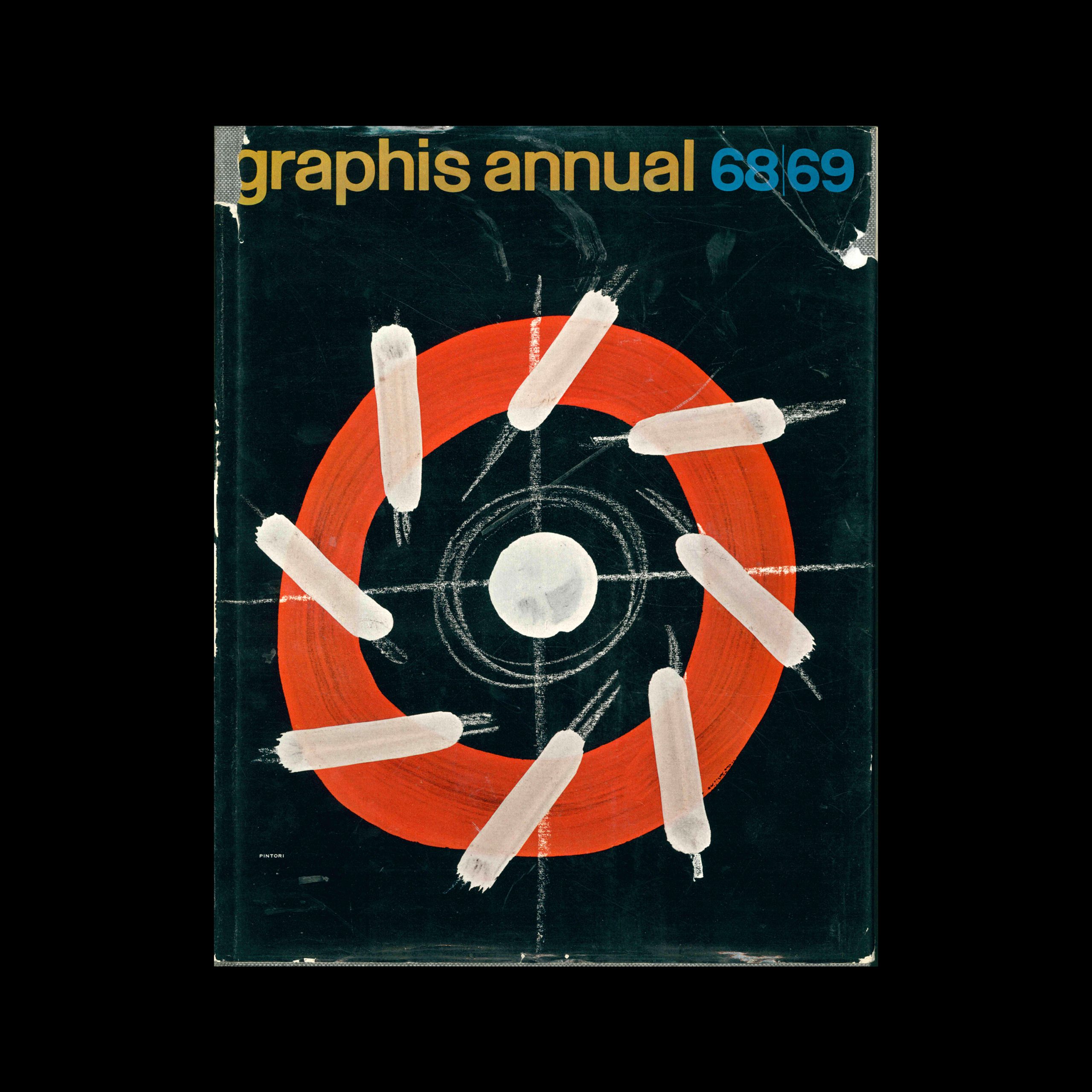 Graphis Annual 1968|69. Cover design by Giovanni Pintori 