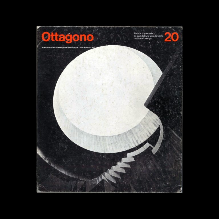Ottagono 20, 1971. Designed by Unimark