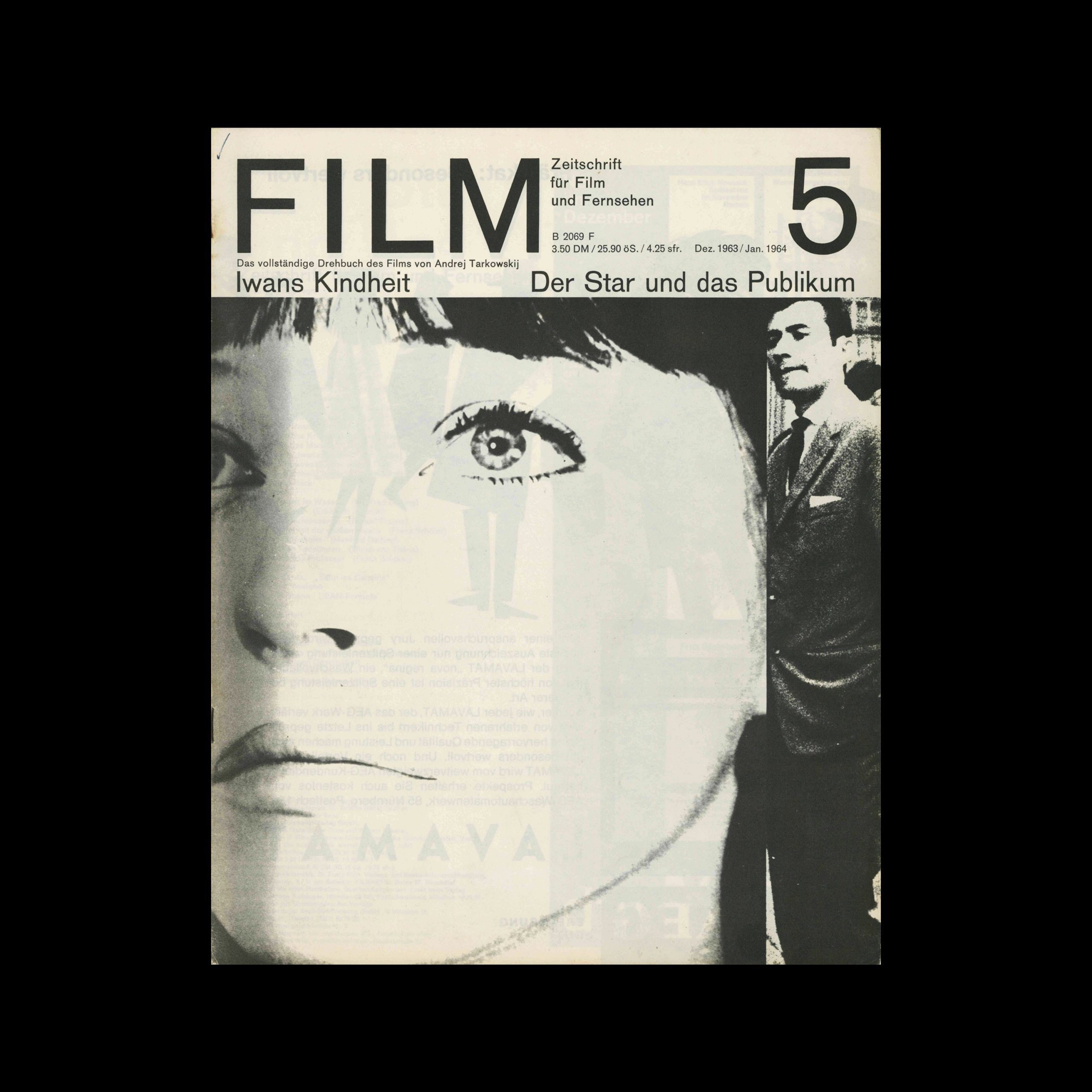 Film – Zeitschrift Für Film, 5, 1963, designed by Hans Hillmann