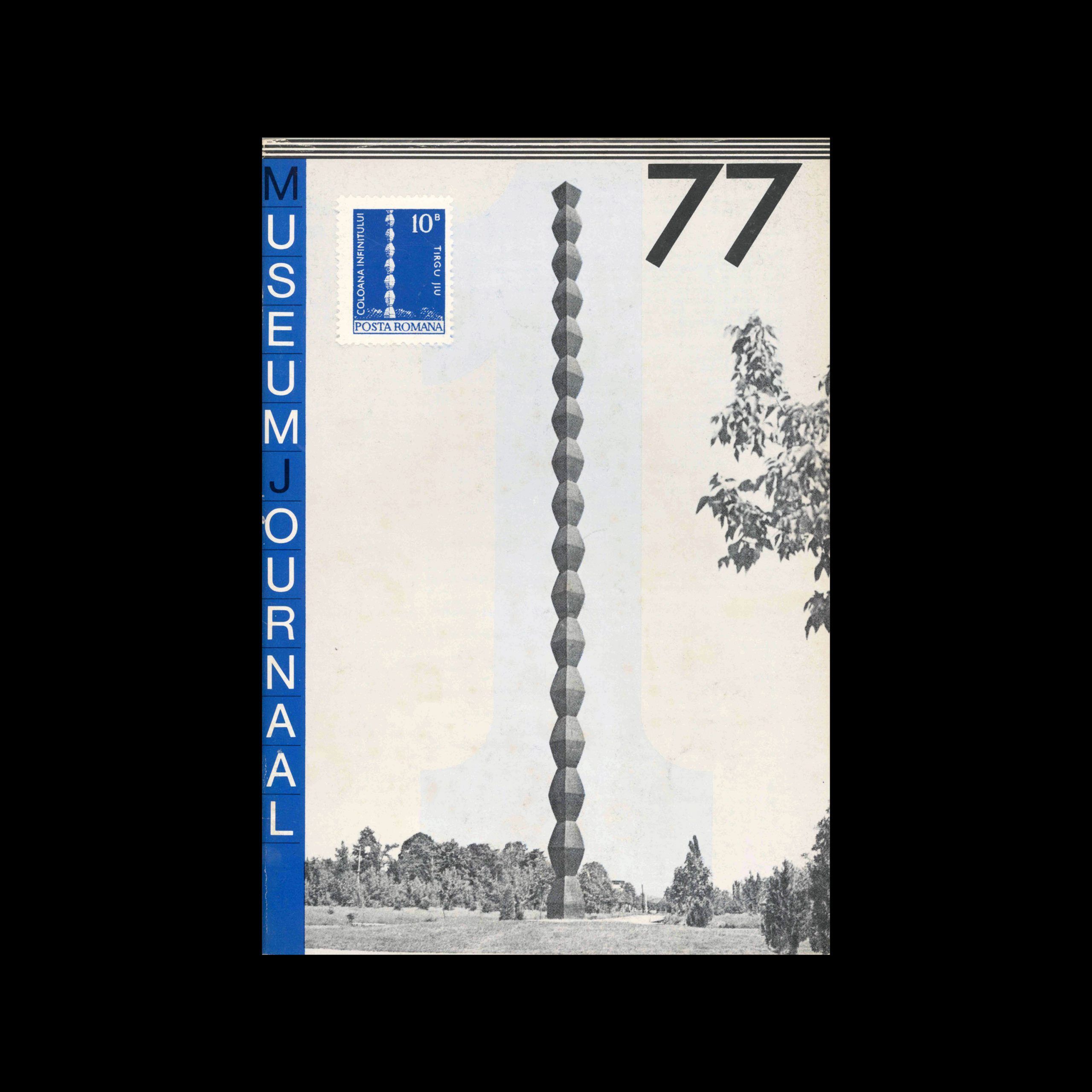 Museumjournaal, Serie 22 no1, 1977. Layout: Frans Evenhuis and Piet van Meiji | Cover: Swip Stolk