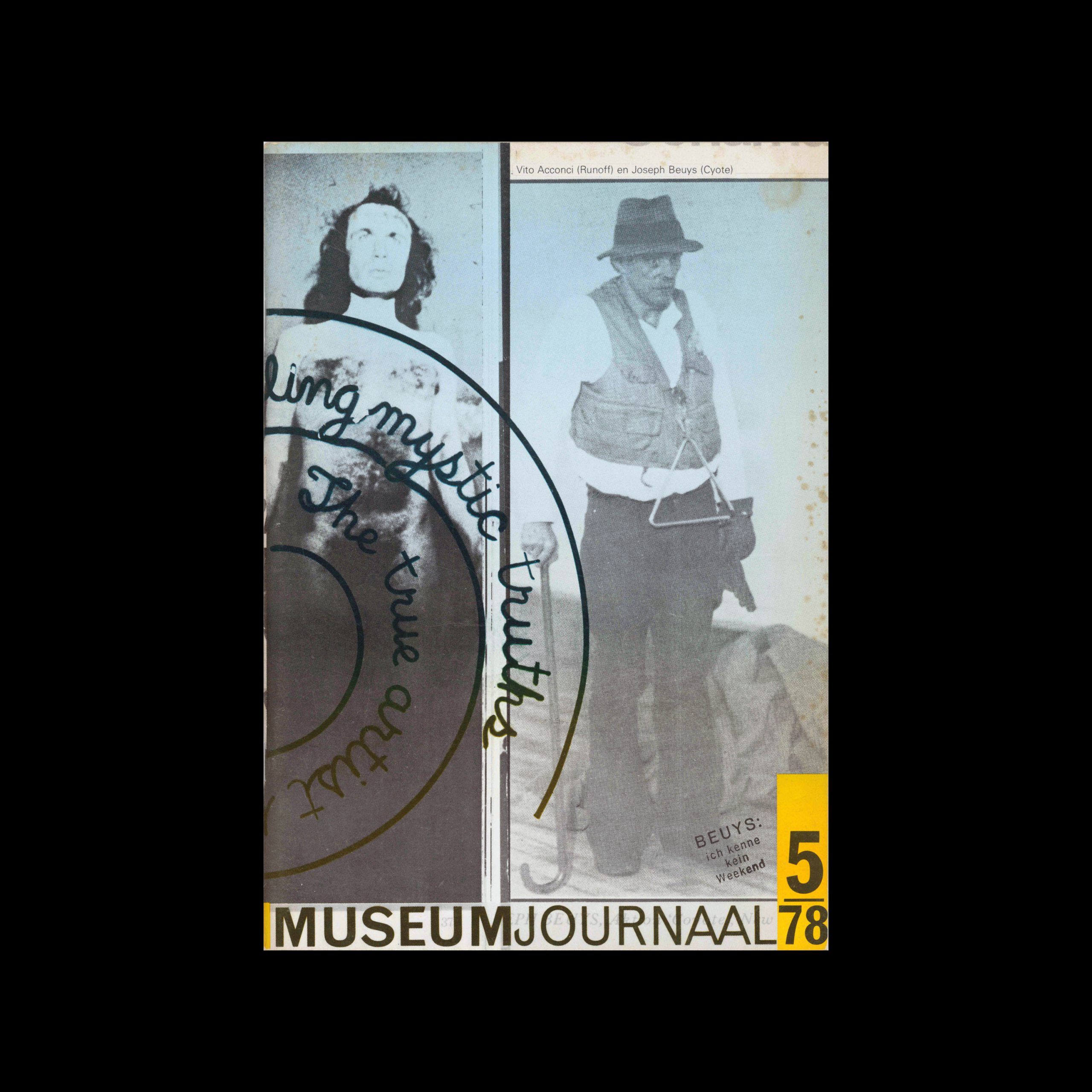 Museumjournaal, Serie 23 no5, 1978. Layout: Frans Evenhuis and Piet van Meiji | Cover: Jan Van Toorn
