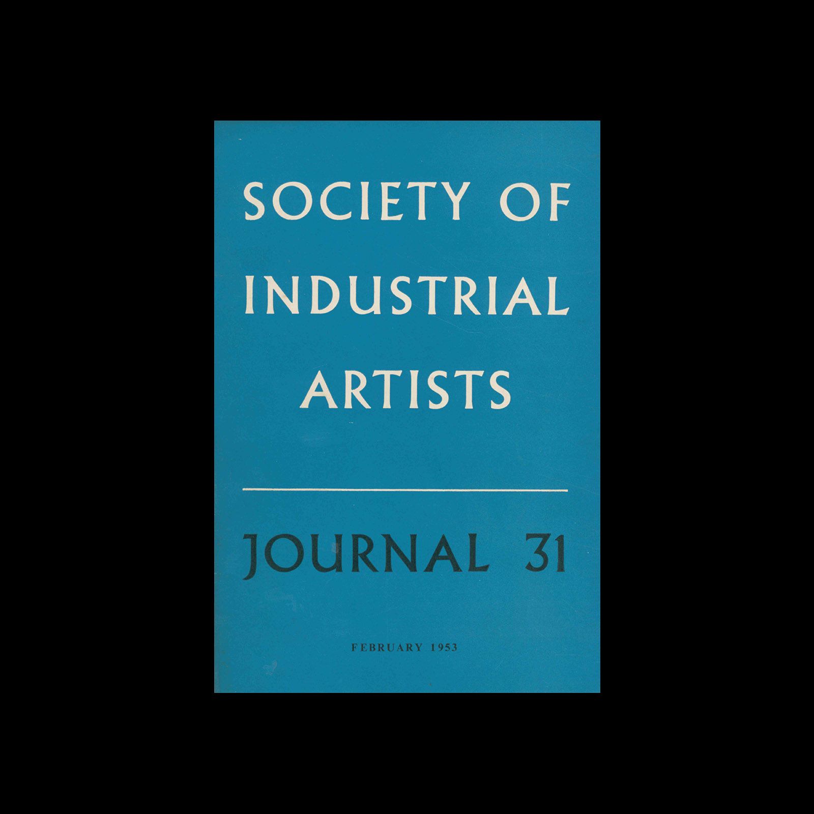 Society of Industrial Artists, 31, February 1953