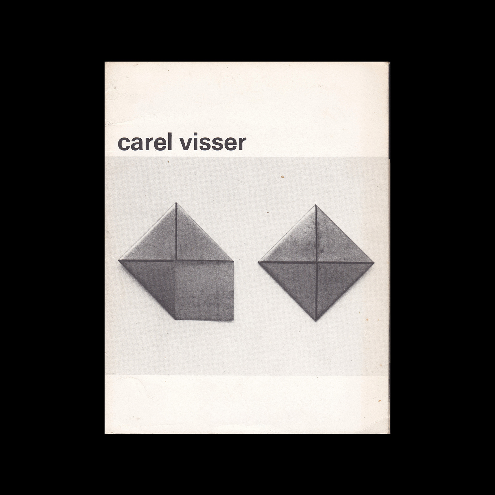 Carel Visser, Stedelijk Museum, 1972. Designed by Wim Crouwel