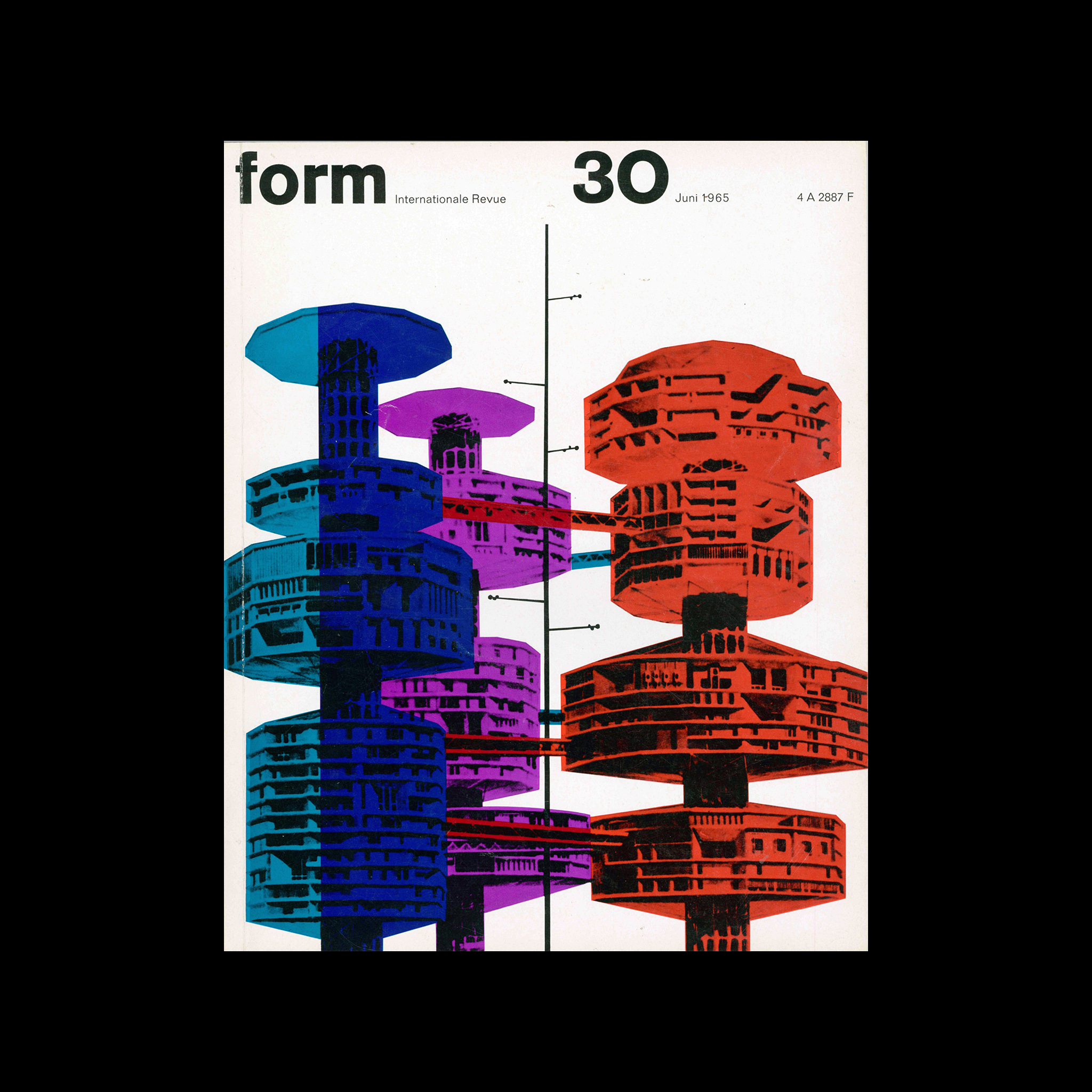 Form, Internationale Revue 30, June 1965. Designed by Karl Oskar Blase 