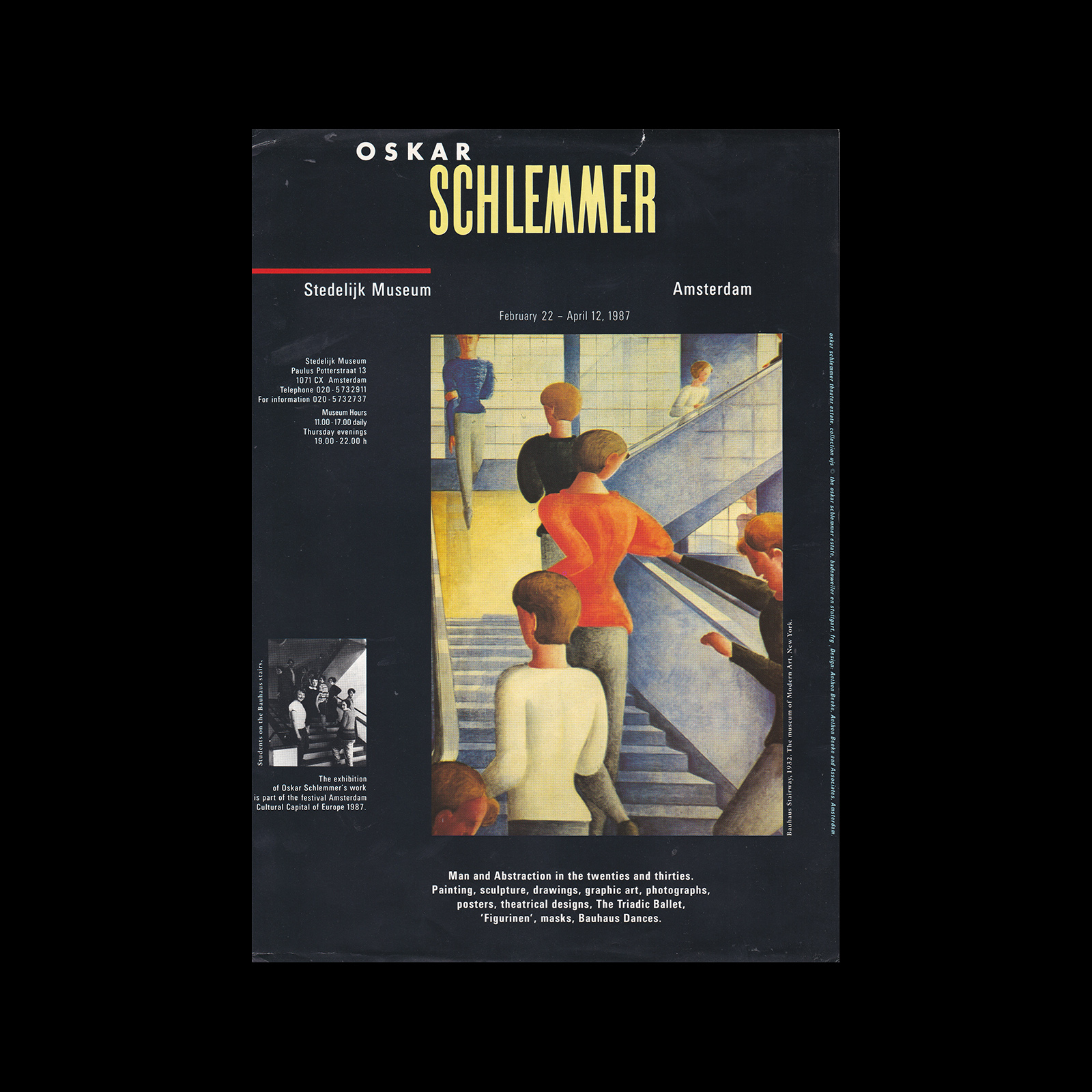 Oskar Schlemmer Mens En Abstractie in De Jaren '20 En '30, Stedelijk Museum, 1987