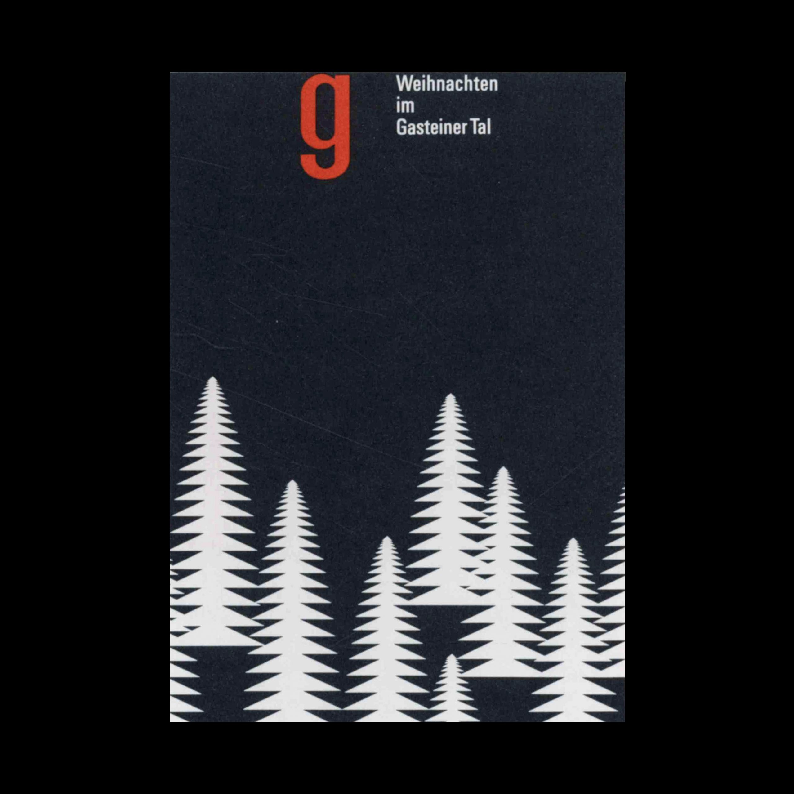 Otl Aicher - Christmas in the Gastein Valley Poster