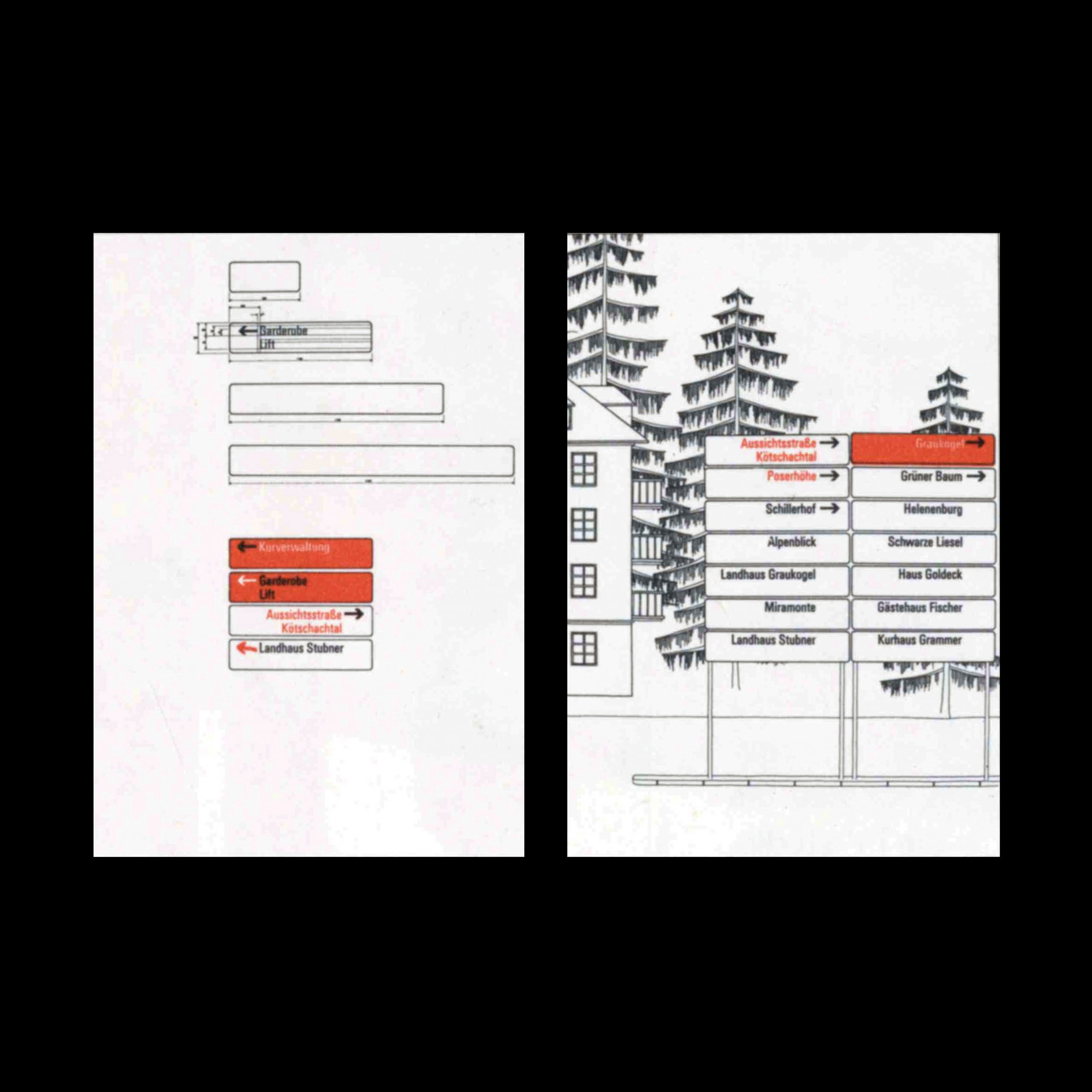 Otl Aicher - Information boards, direction signs and their application C