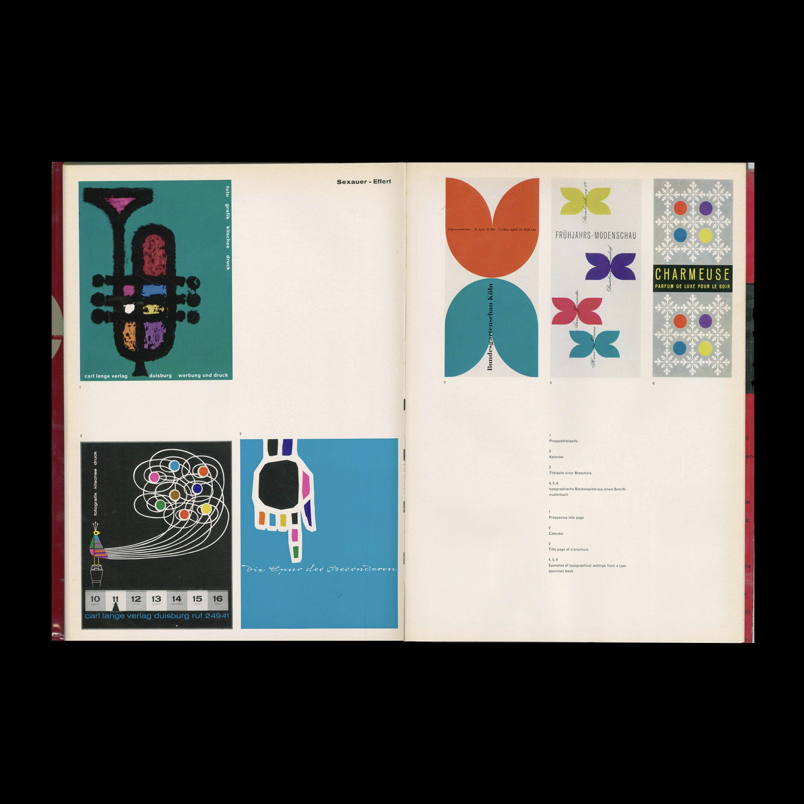 Werbeform 3, Annual Review Of Advertising And Design, 1959