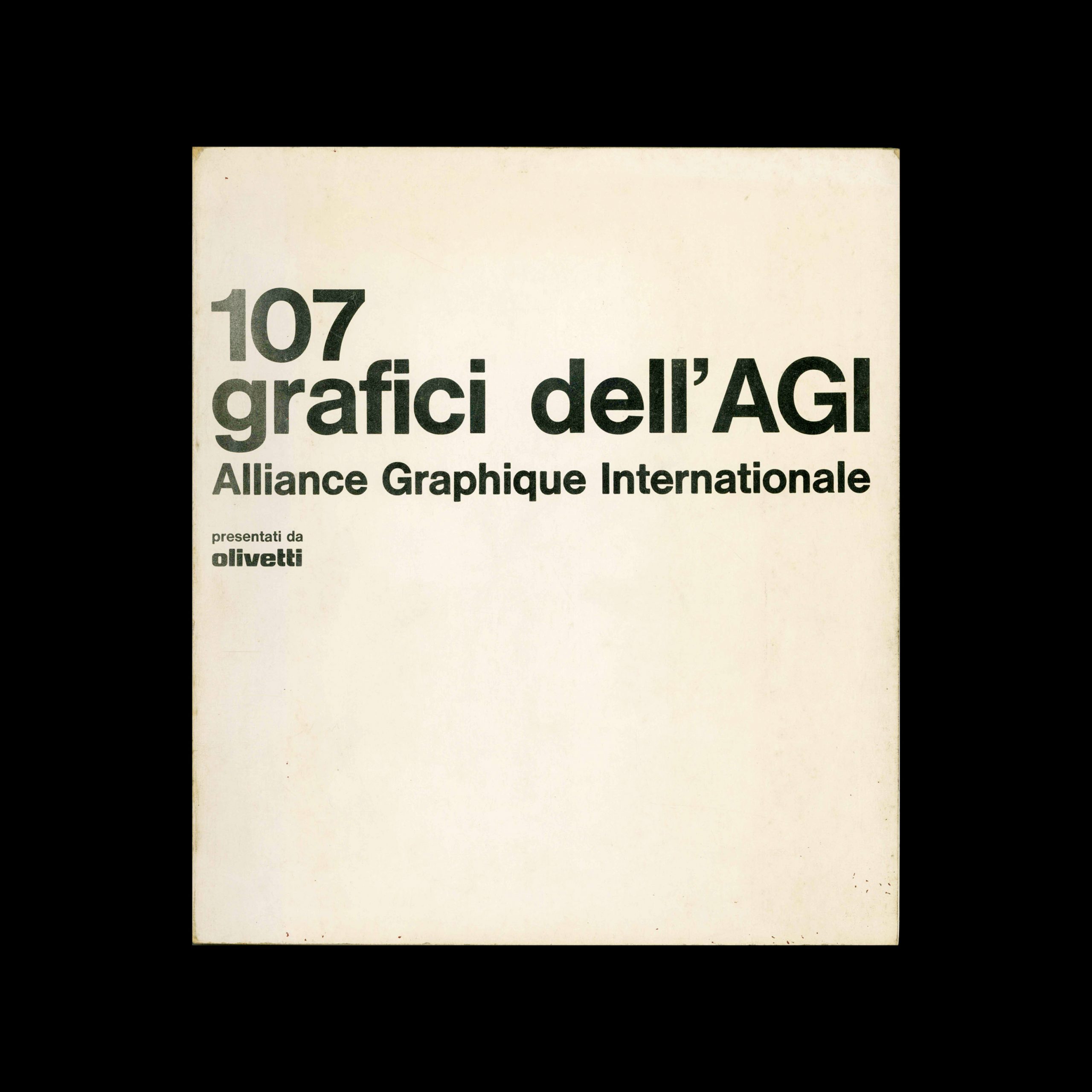 107 grafici dell’ AGI - Alliance Graphique Internationale, 1974