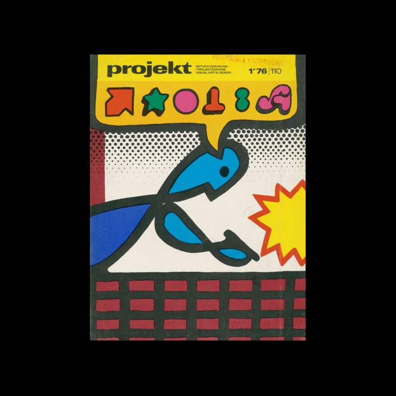 Projekt 110, 1, 1976. Cover design by Jan Młodożeniec