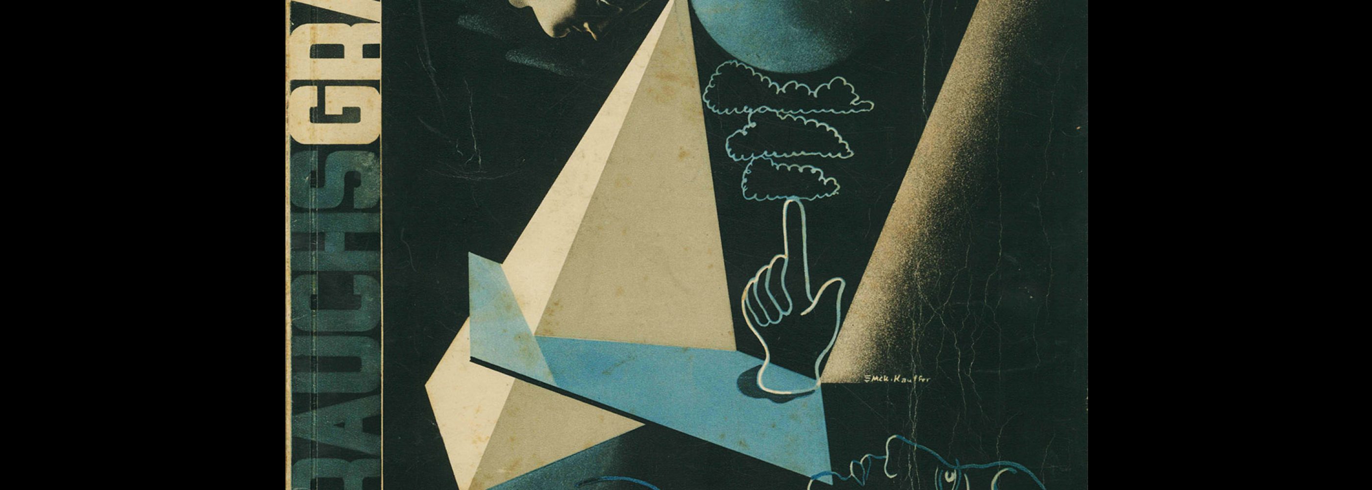 Gebrauchsgraphik, 10, 1933. Cover design by Edward McKnight Kauffer