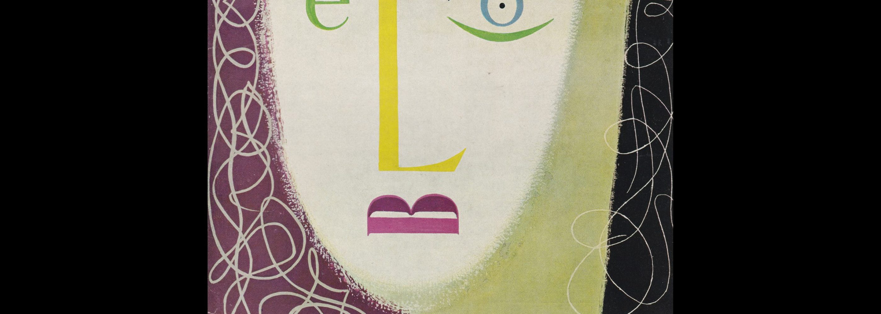 Graphik - Werbung + Formgebung, 2, 1953. Cover design by José Ortega