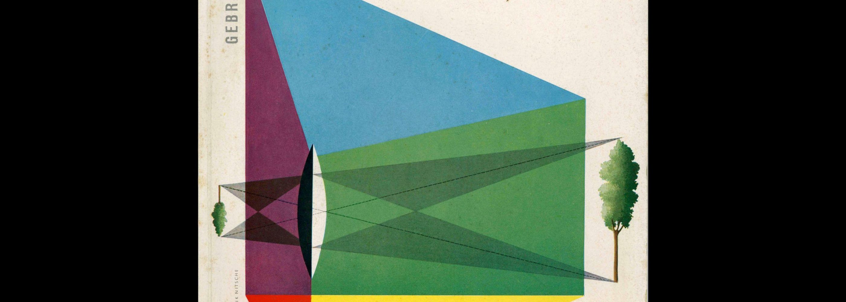 Gebrauchsgraphik, 4, 1956. Cover design by Eric Nitsche