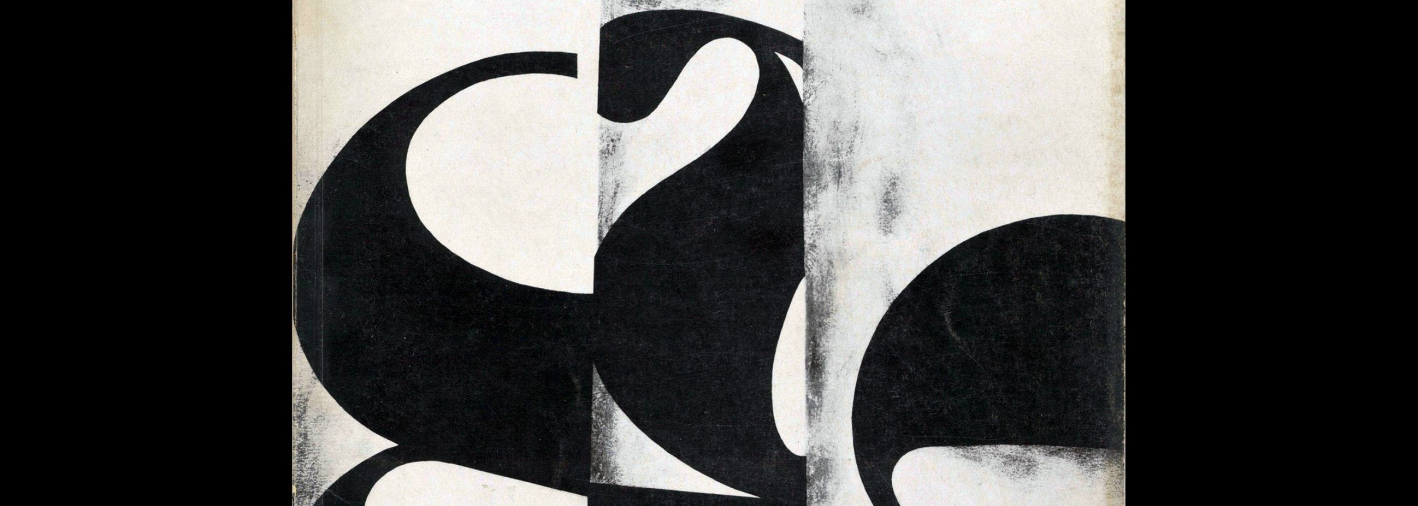 Gebrauchsgraphik, 1, 1966. Cover design by Rudolf Huber-Wilkoff