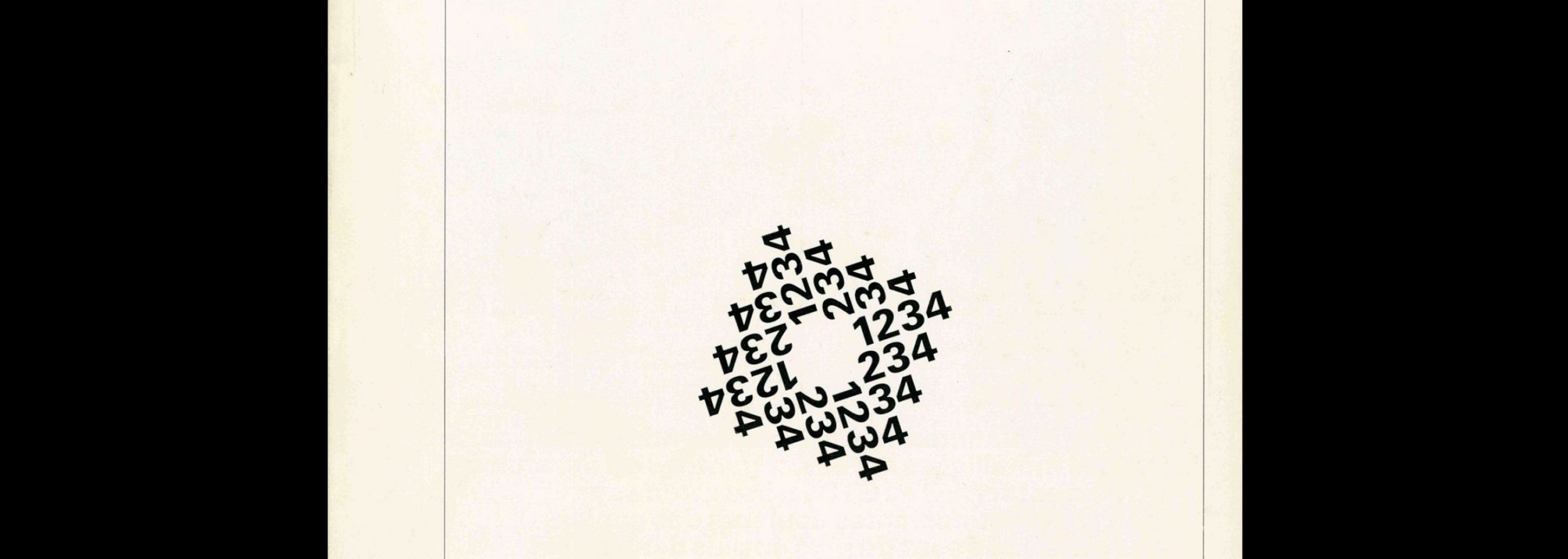 Typografische Monatsblätter, 4, 1969. Cover design by Theophil Stirnemann