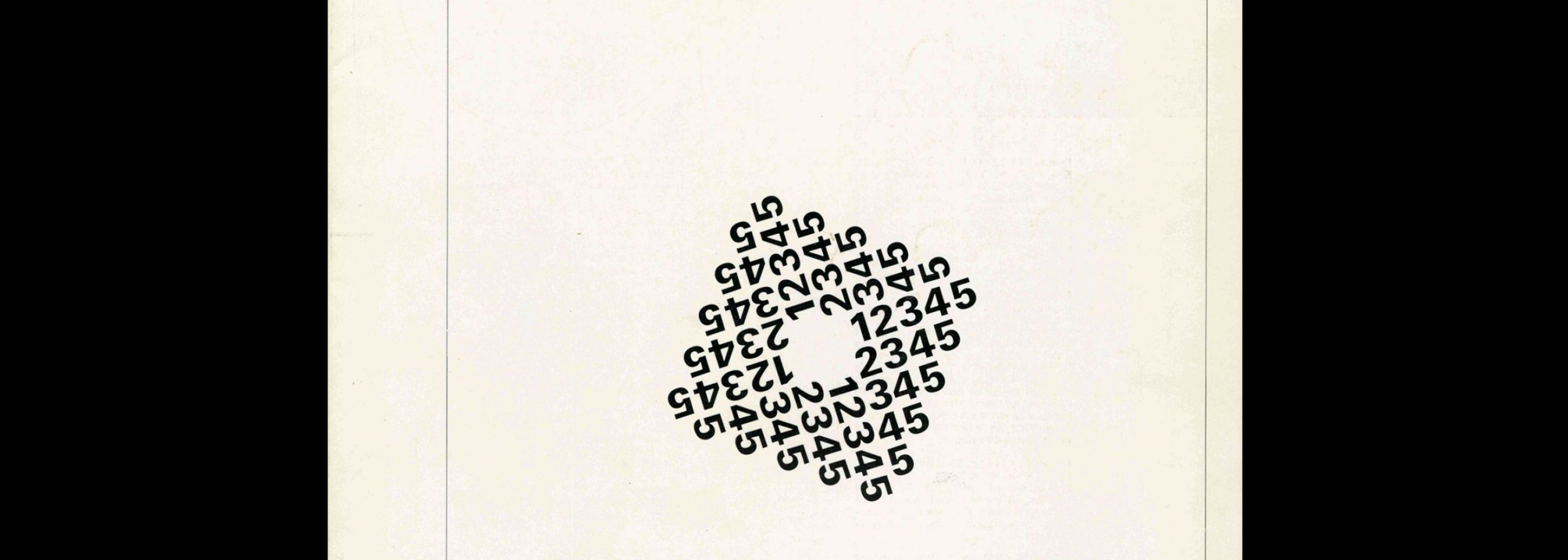 Typografische Monatsblätter, 5, 1969. Cover design by Theophil Stirnemann