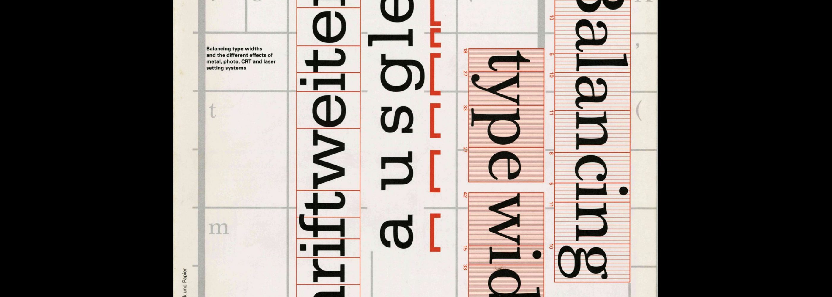 Typografische Monatsblätter, 5, 1982. Cover design by Heinrich Fleischhacker