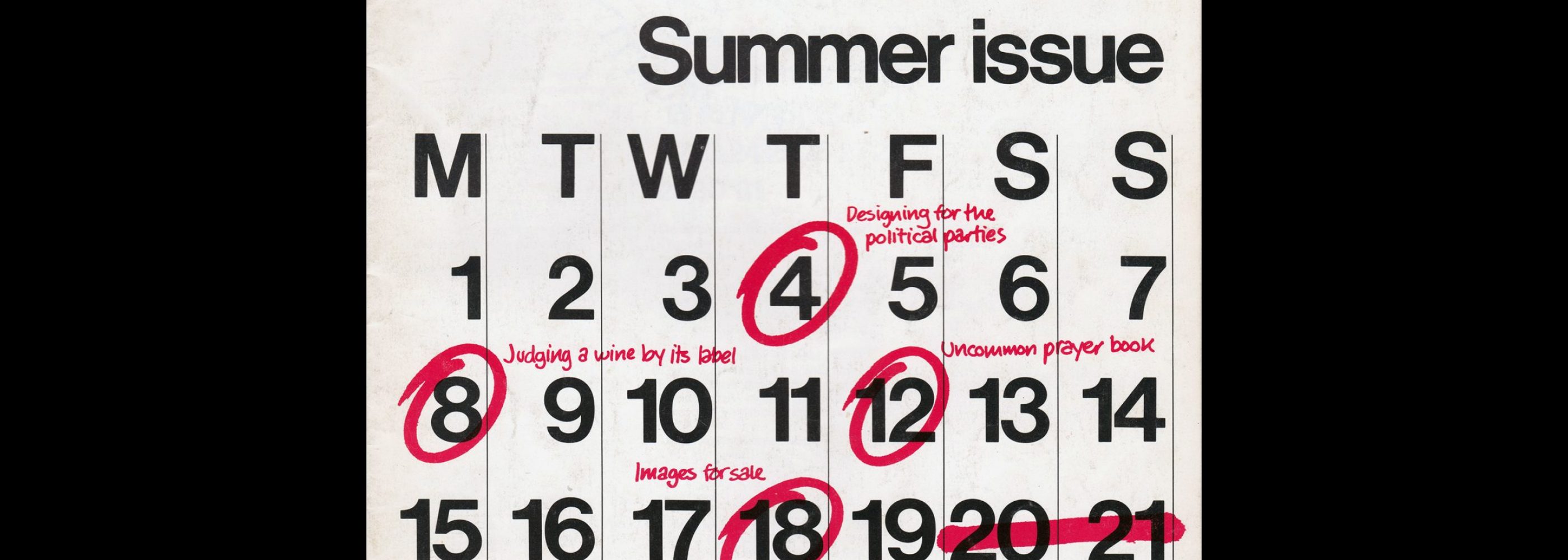 Typographic, 22, August 1983