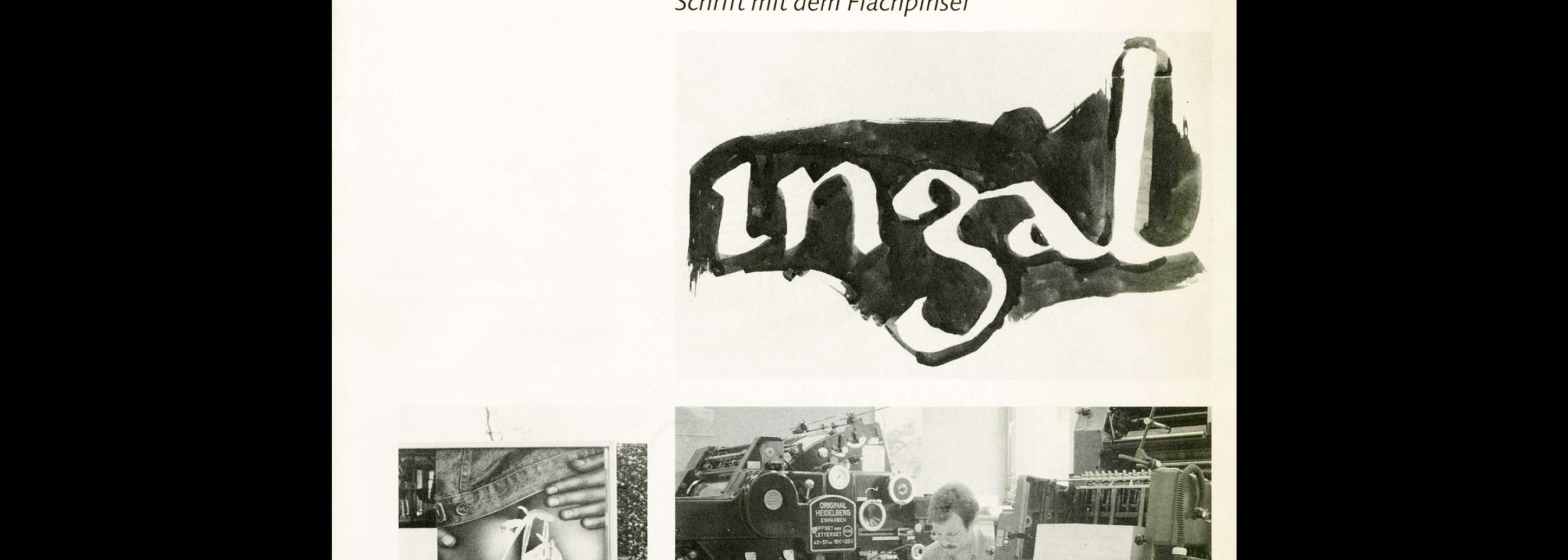 Typografische Monatsblätter, 1, 1983. Cover design by Jean-Pierre Graber