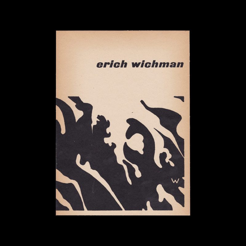 Erich Wichman, Stedelijk Museum Amsterdam, 1959 designed by Willem Sandberg