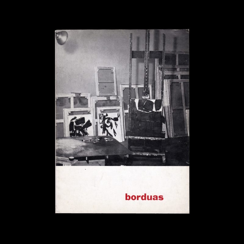 Borduas 1905 -1960, Stedelijk Museum Amsterdam, 1960 designed by Willem Sandberg