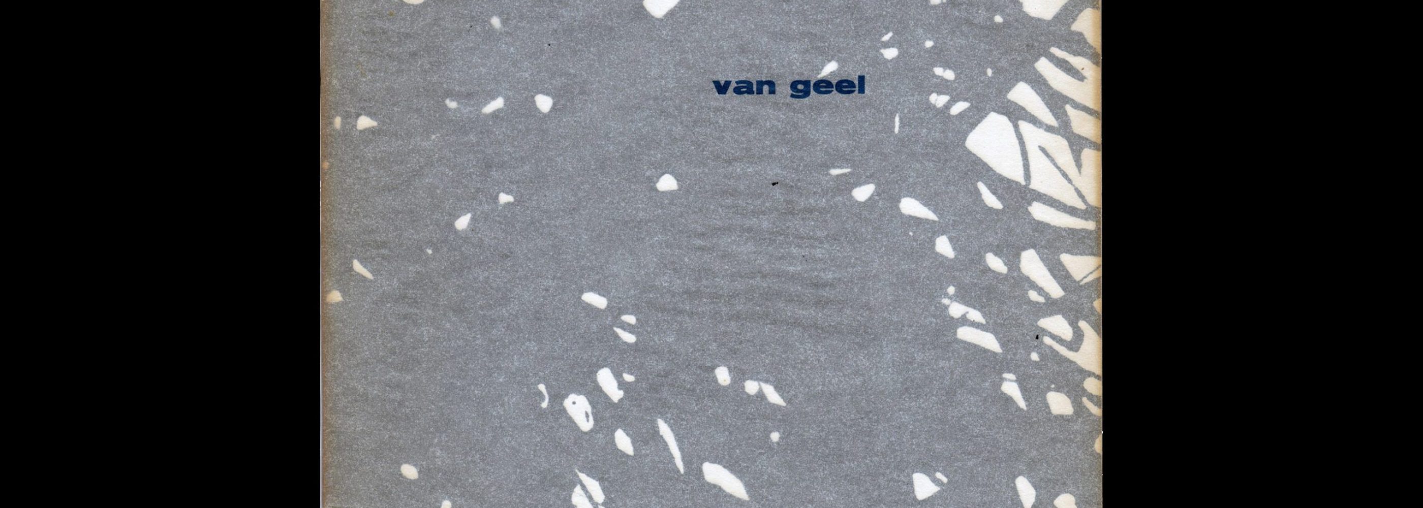 Van Geel, Stedelijk Museum Amsterdam, 1961 designed by Willem Sandberg