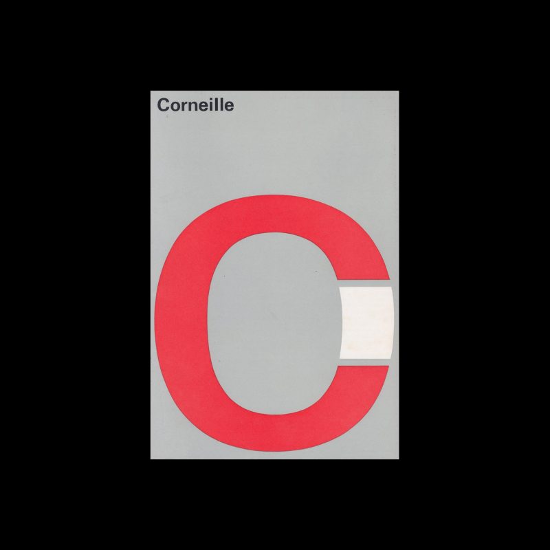 Corneille, Stedelijk Museum, Amsterdam, 1966 designed by Wim Crouwel (Total Design)