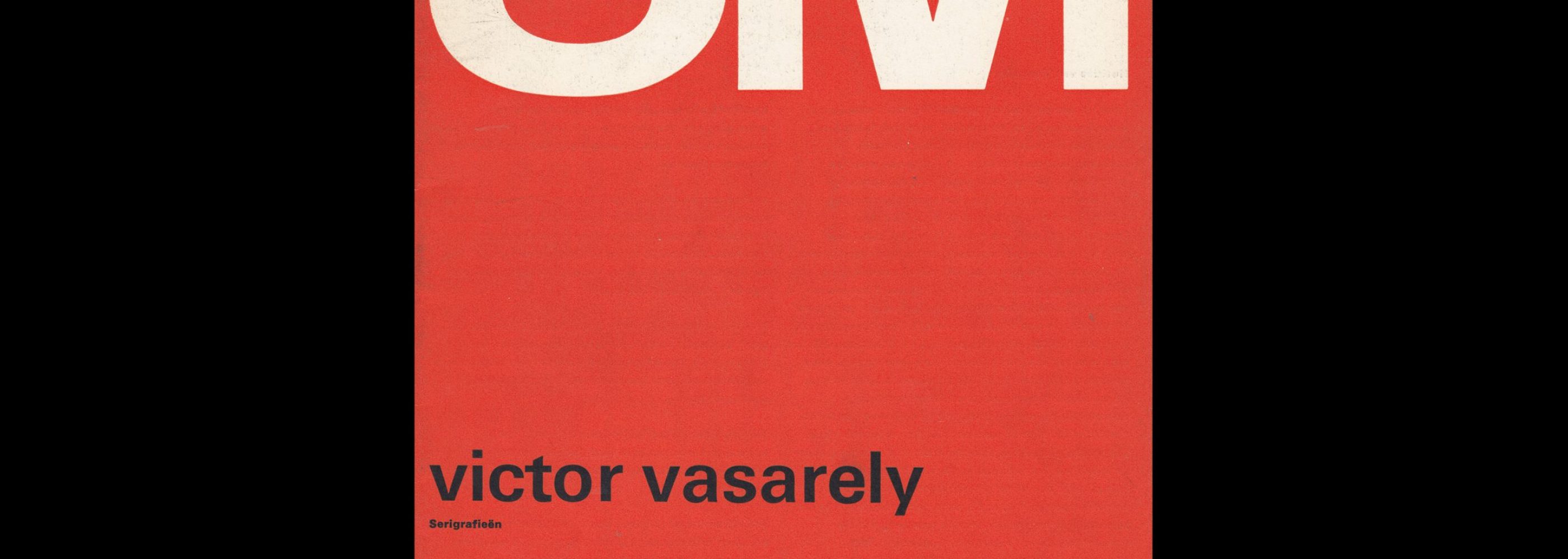 Victor Vasarely, Stedelijk Museum, Amsterdam, 1967. Designed by Wim Crouwel and Josje Pollmann (Total Design)