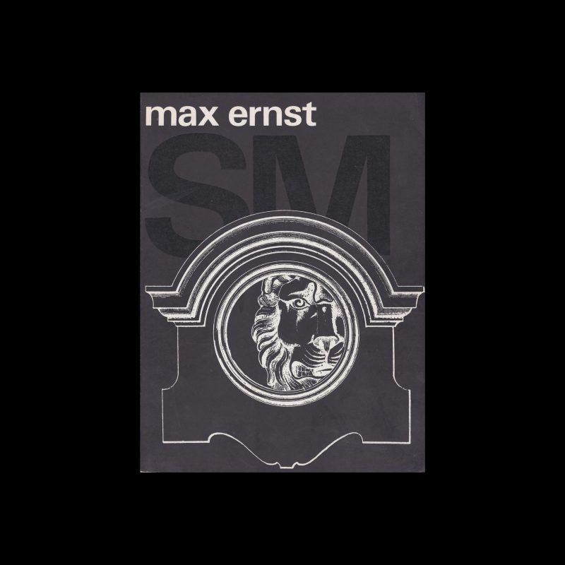 Max Ernst, Stedelijk Museum, Amsterdam, 1970 designed by Wim Crouwel and Jolijn van de Wouw (Total Design)