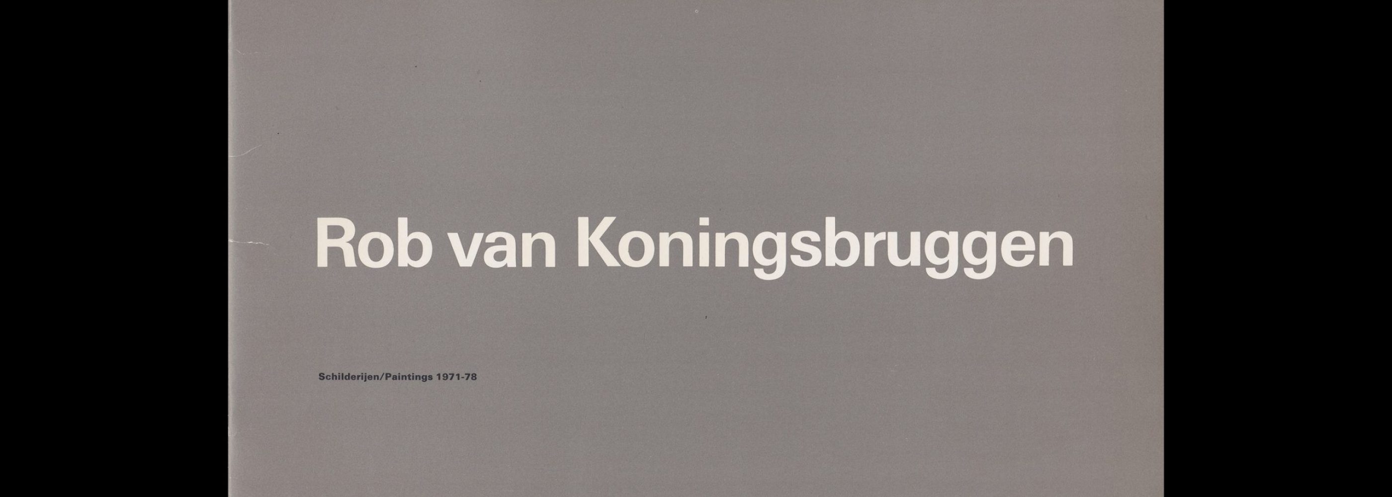 Rob van Koningsbruggen, Stedelijk Museum, Amsterdam, 1979 designed by Wim Crouwel (Total Design)