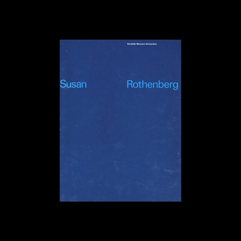 Susan Rothenberg, Stedelijk Museum, Amsterdam, 1982 designed by Total Design