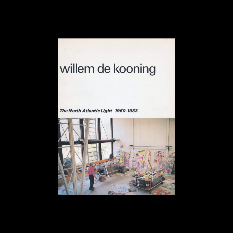 Willam de Kooning, Stedelijk Museum, Amsterdam, 1983 designed by Wim Crouwel and Arlette Brouwers (Total Design)