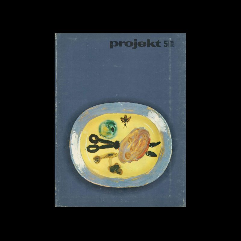 Projekt 96, 5, 1973. Cover design featuring painting by Pablo Picasso