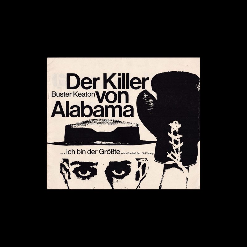 Atlas Filmheft 34 - Der Killer von Alabama designed by Michel + Kieser