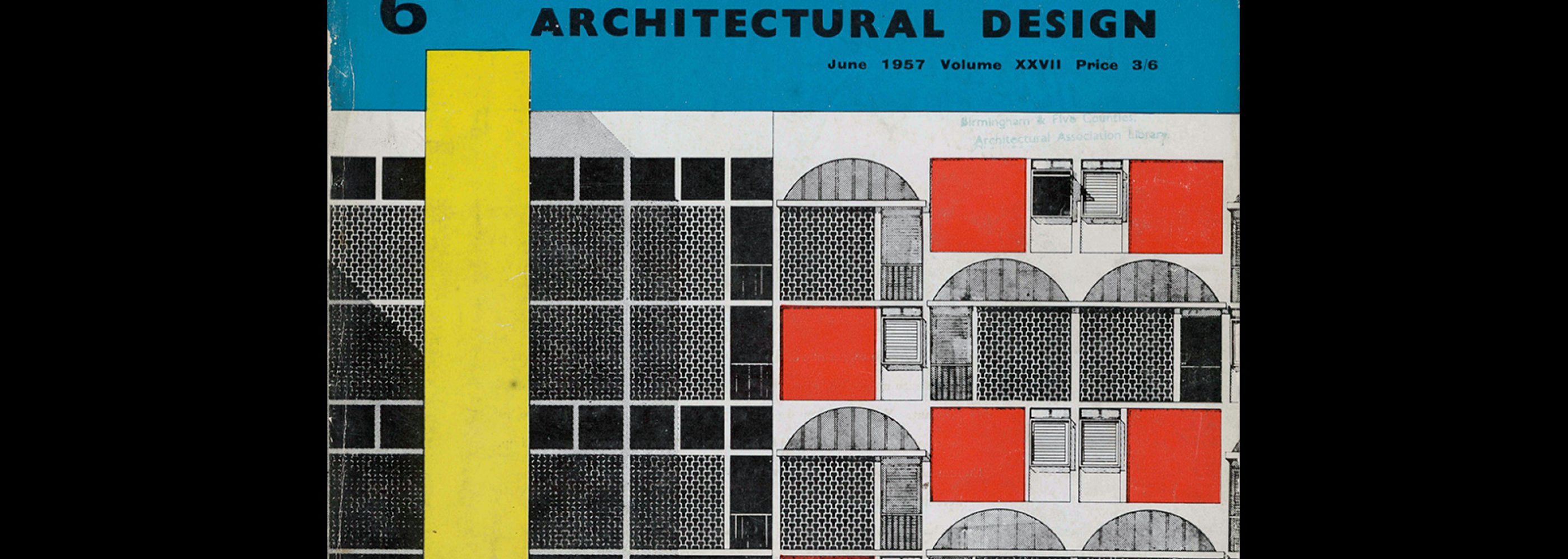 Architectural Design, June 1957. Cover design Theo Crosby