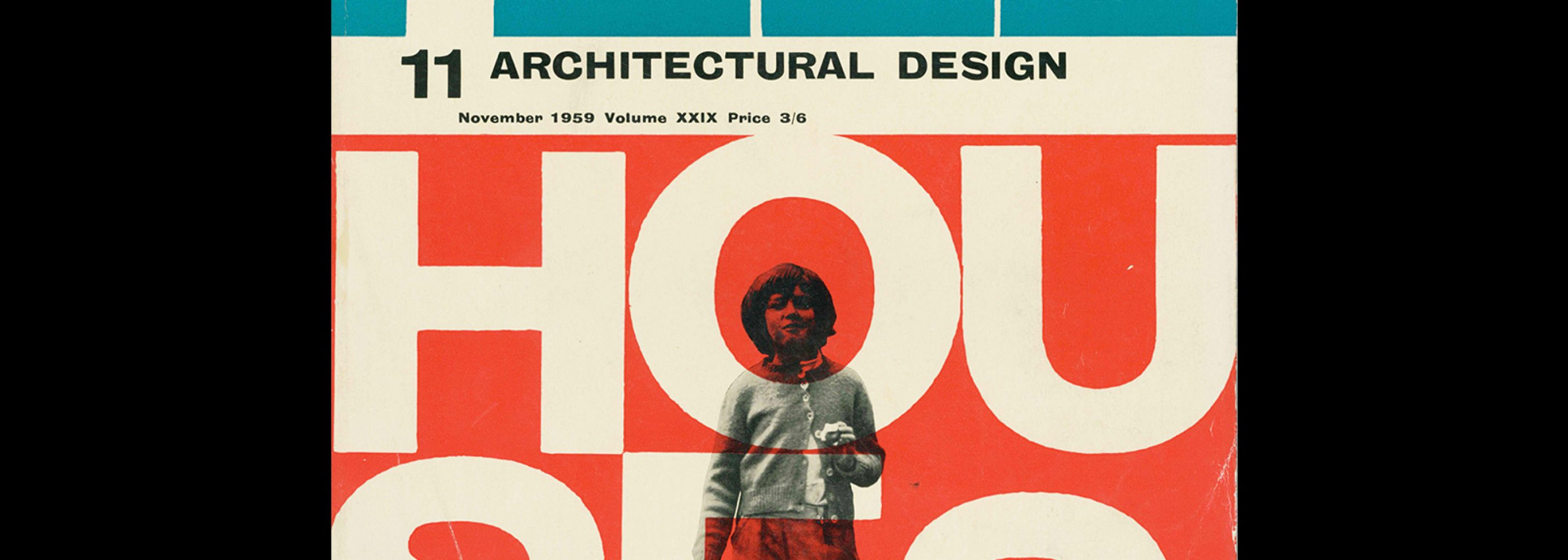 Architectural Design, November 1959. Cover design by Theo Crosby