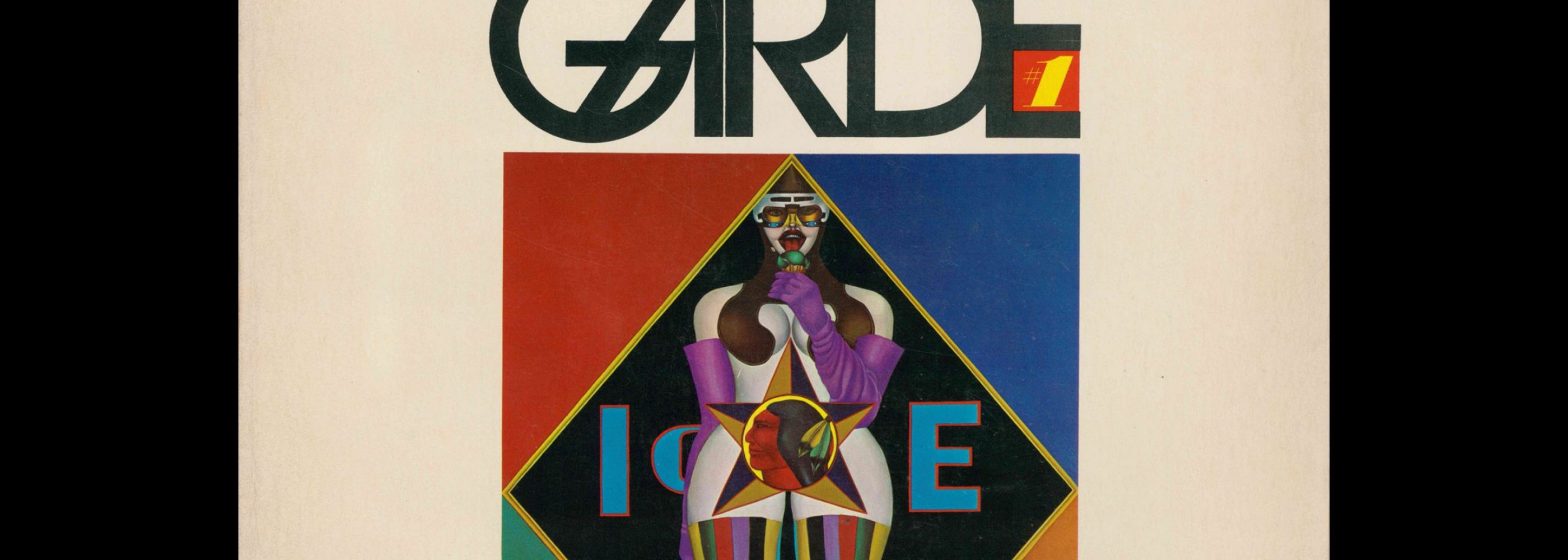 Avant Garde Volume 1, January 1968. Designed by Herb Lubalin
