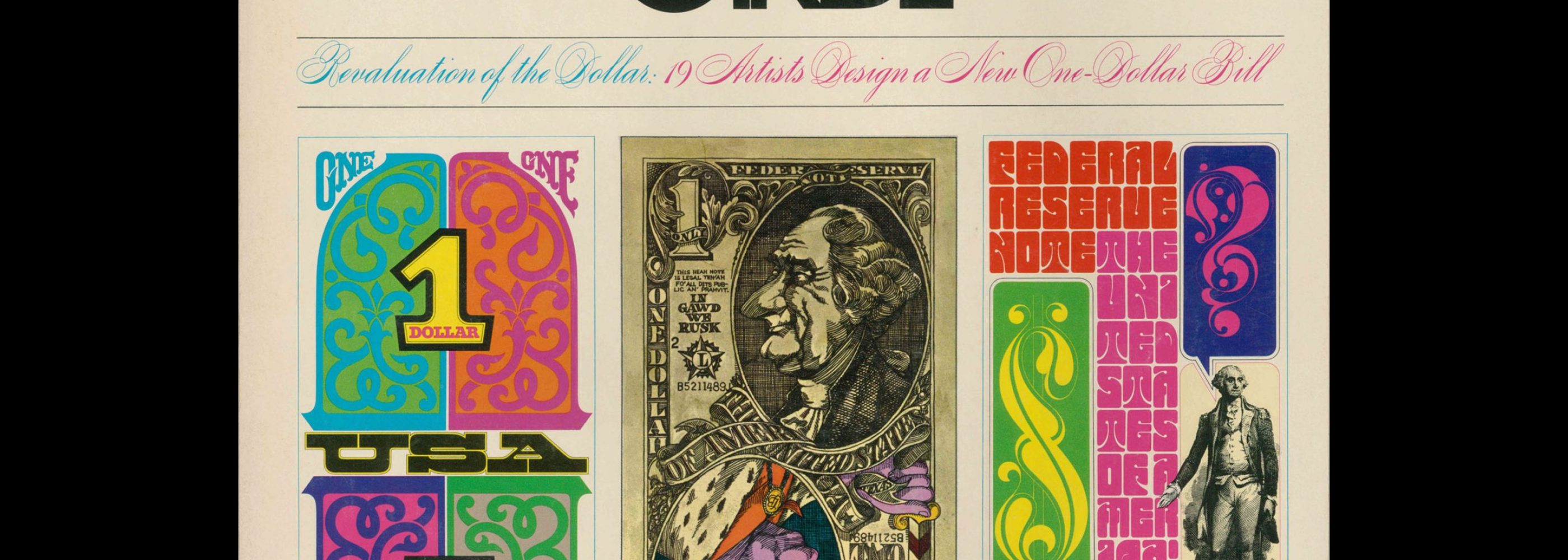 Avant Garde Volume 3, May 1968. Designed by Herb Lubalin