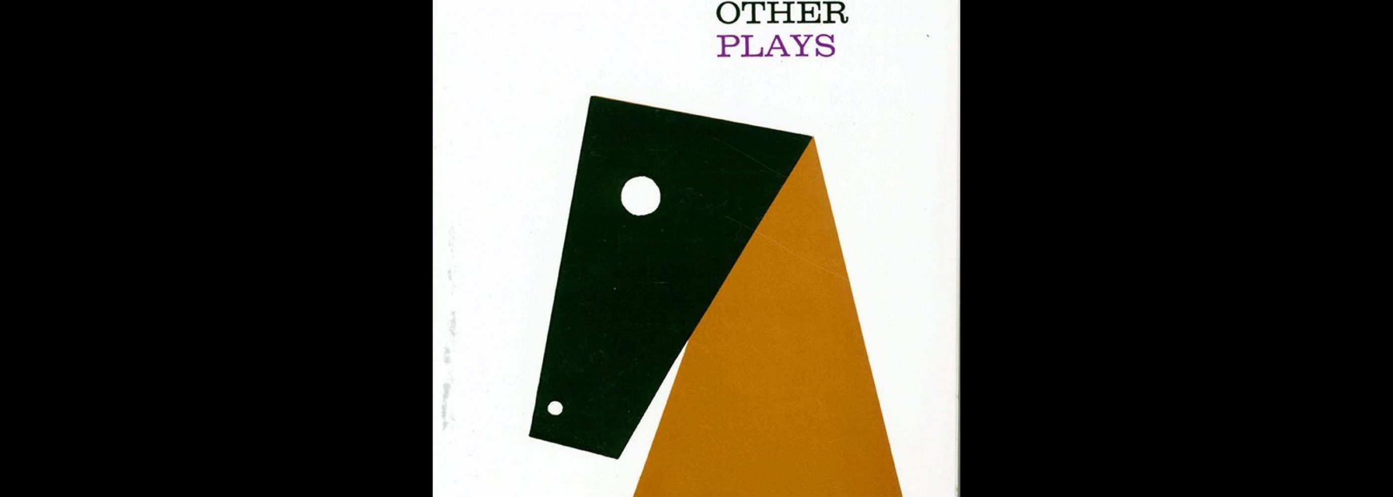 Caligula and 3 Other Plays, A Vintage Book, 1962. Cover design by George Giusti