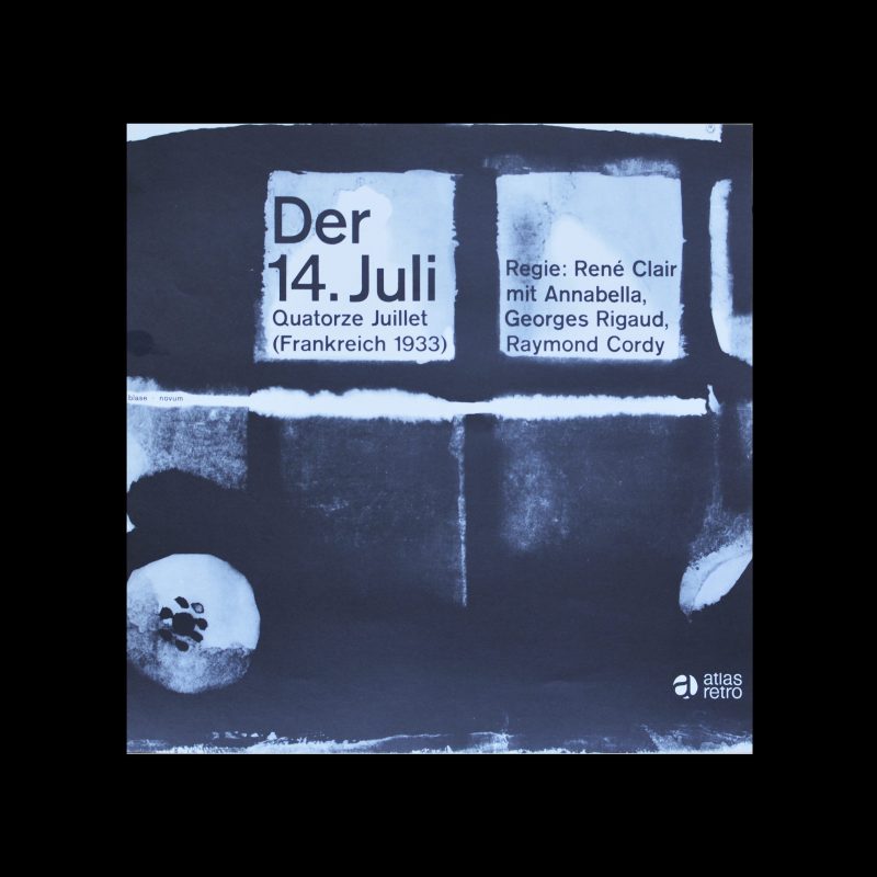 Der 14. Juli, Atlas Films Poster, 1960s. Designed by Karl Oskar Blase