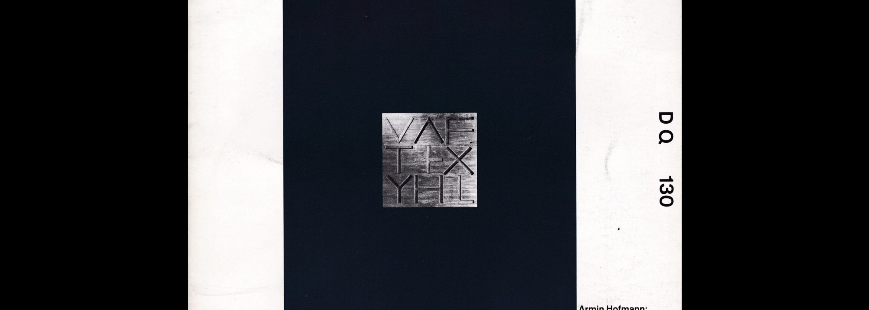 Design Quarterly 130, Armin Hofmann and Wolfgang Weingart, 1985