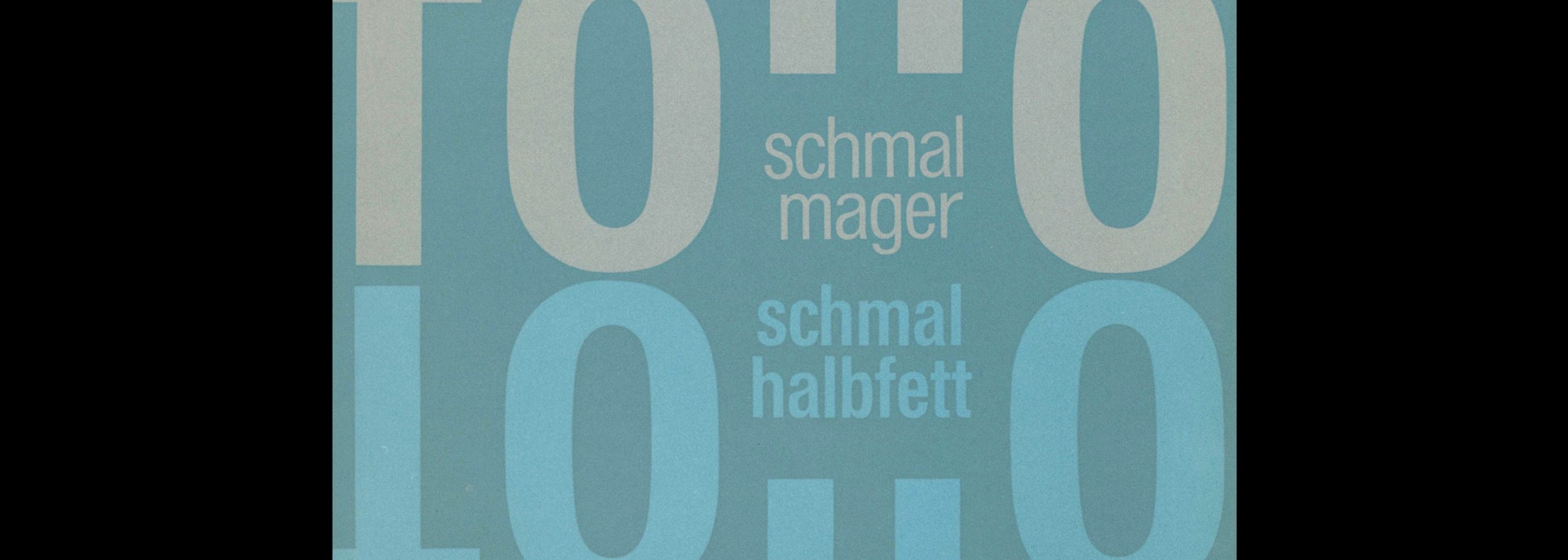 Folio schmalmager, schmal fett, Bauersche Giesserei, Frankfurt am Main, Type Specimen with Samples