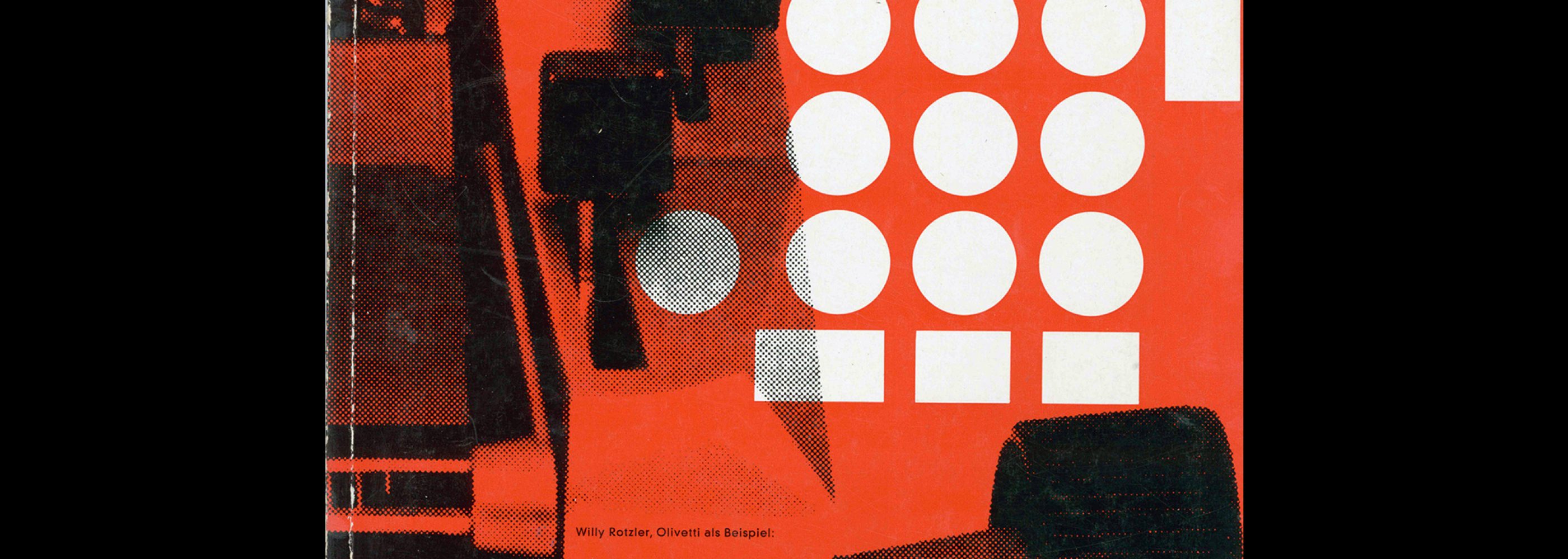Form, Internationale Revue 14, 1961. Designed by Karl Oskar Blase