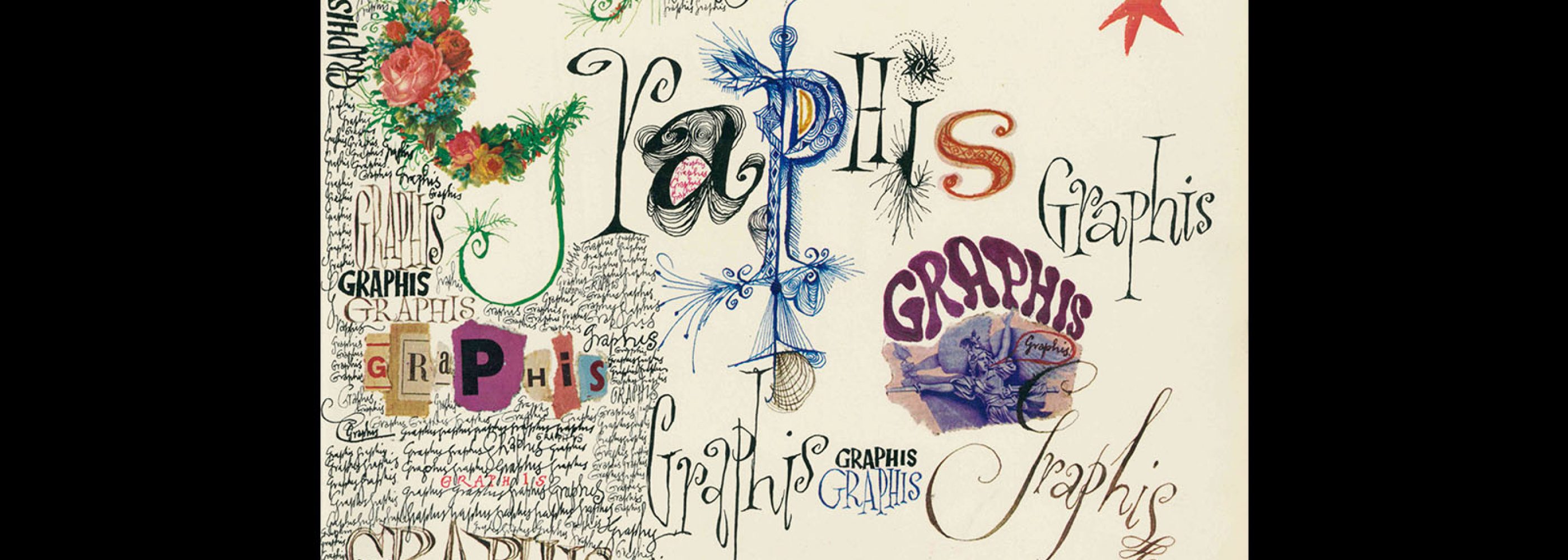 Graphis 129, 1967. Cover design by Ronald Searle.